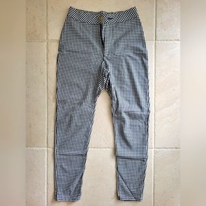 PS/LA checkered Stretch skinny pants, size xs